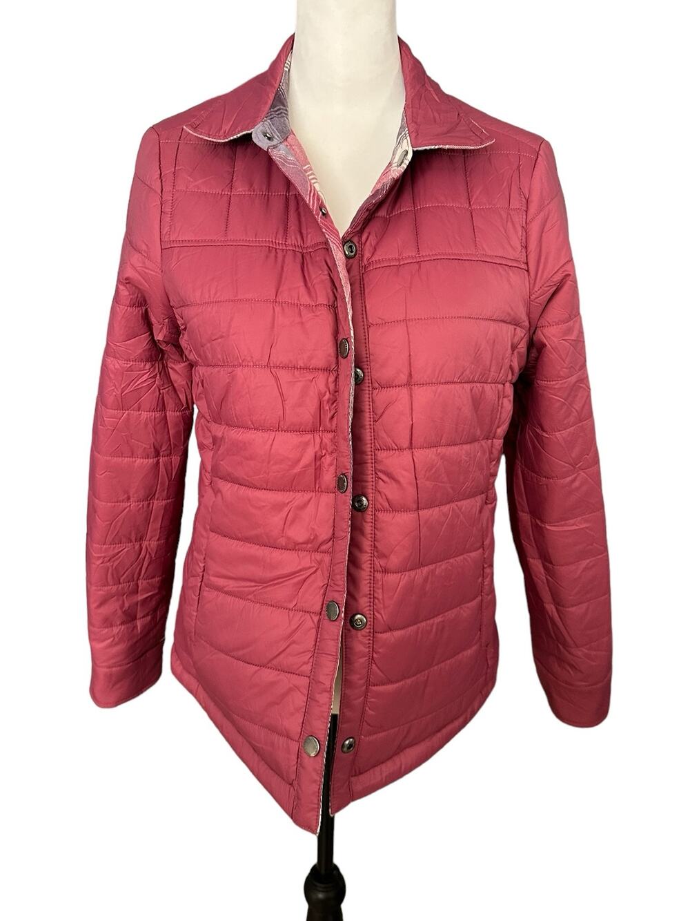 Free Country Reversible Jacket Flannel Lightweight Small